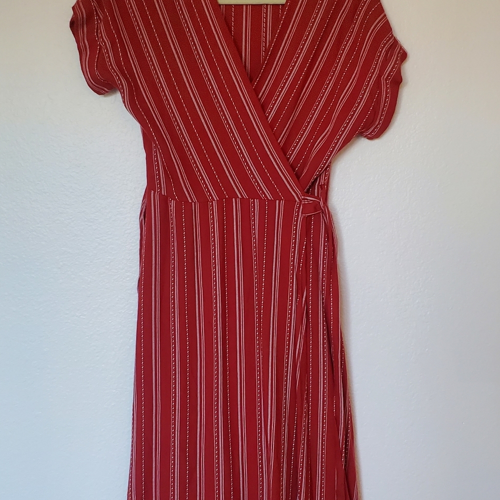 Final Touch Red Stripe dress